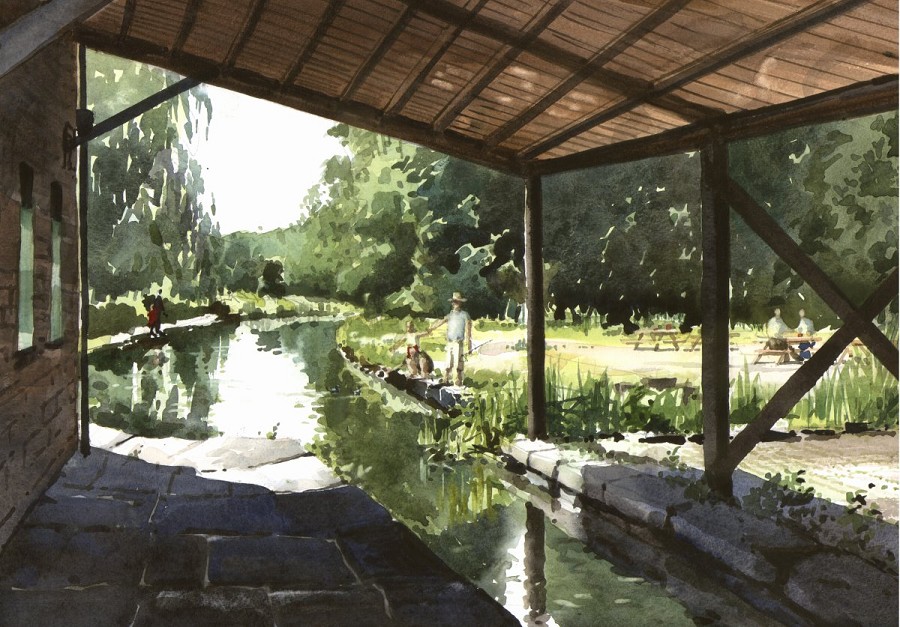 Gothic Wharf Cromford Canale - Iain McKay